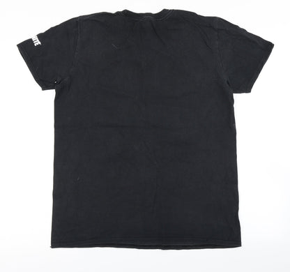 Mens UK Size M Fortnite Black  T-Shirt