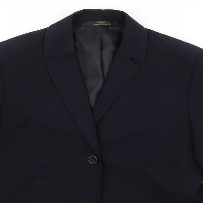 St Michael Womens Blue   Jacket Blazer Size 10