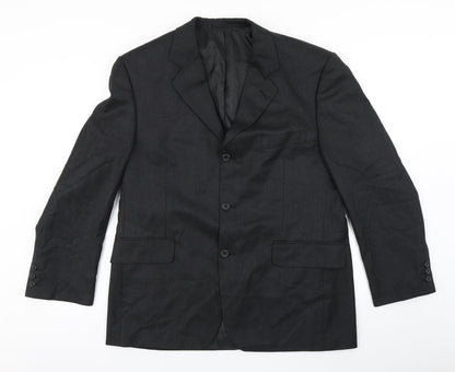 Mens UK Size 42 Burton Regular Grey Suit Jacket