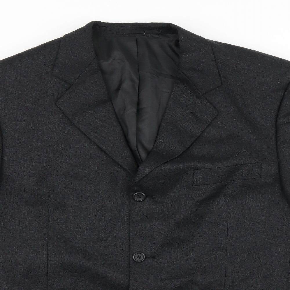 Mens UK Size 42 Burton Regular Grey Suit Jacket