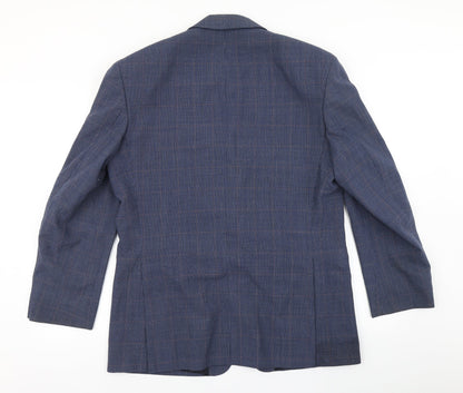 Mens UK Size 40 Greenwoods Regular Blue Suit Jacket