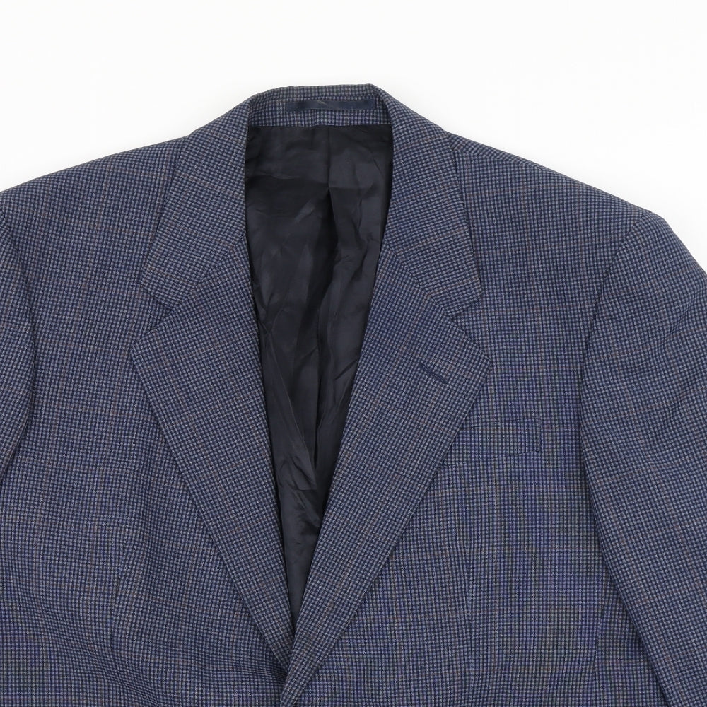 Mens UK Size 40 Greenwoods Regular Blue Suit Jacket