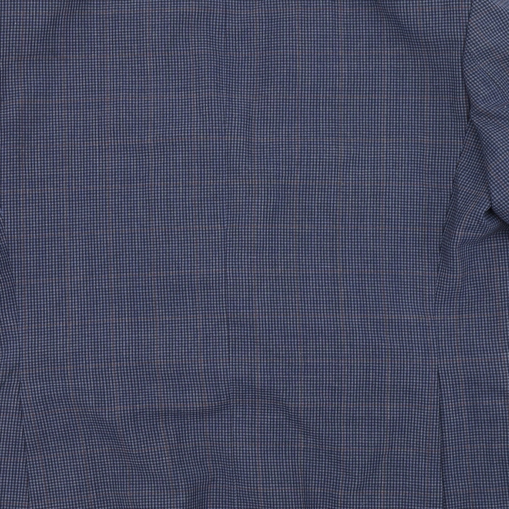 Mens UK Size 40 Greenwoods Regular Blue Suit Jacket