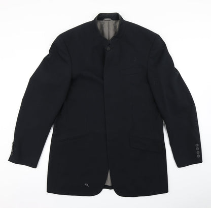 Mens UK Size 40 River Island Regular Blue Suit Jacket