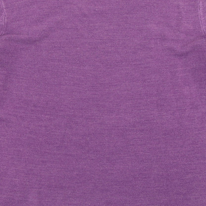 Womens UK Size 12 M&Co Purple Pullover Jumper