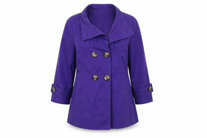 Womens UK Size 12 Marks & Spencer Purple Overcoat
