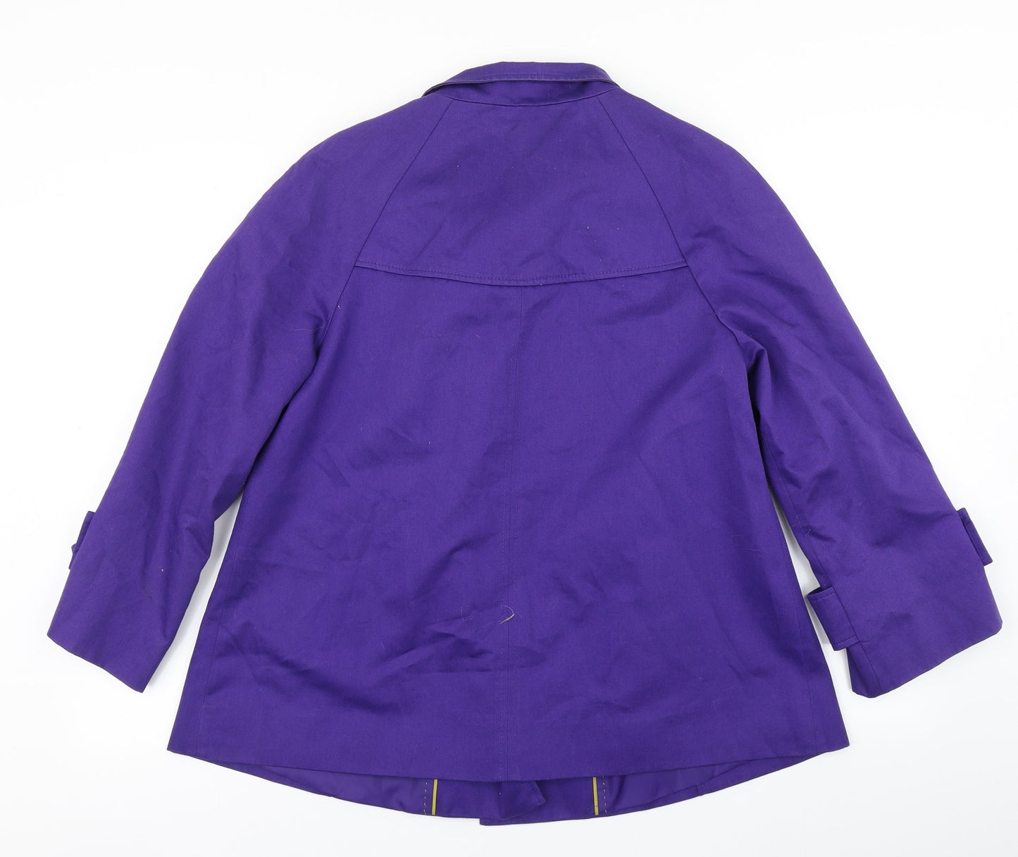 Womens UK Size 12 Marks & Spencer Purple Overcoat
