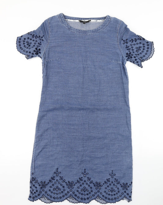 NEXT Womens Blue  Denim A-Line  Size 6