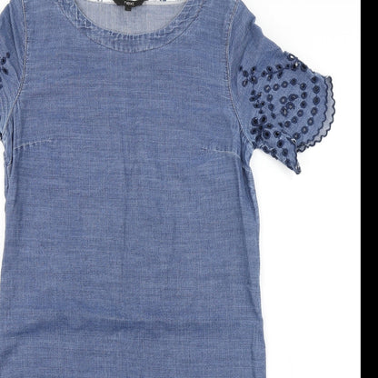 NEXT Womens Blue  Denim A-Line  Size 6