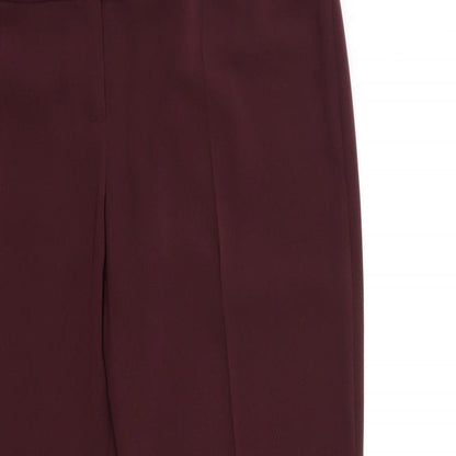 Gharani Strok Womens Red   Trousers  Size 14 L28 in
