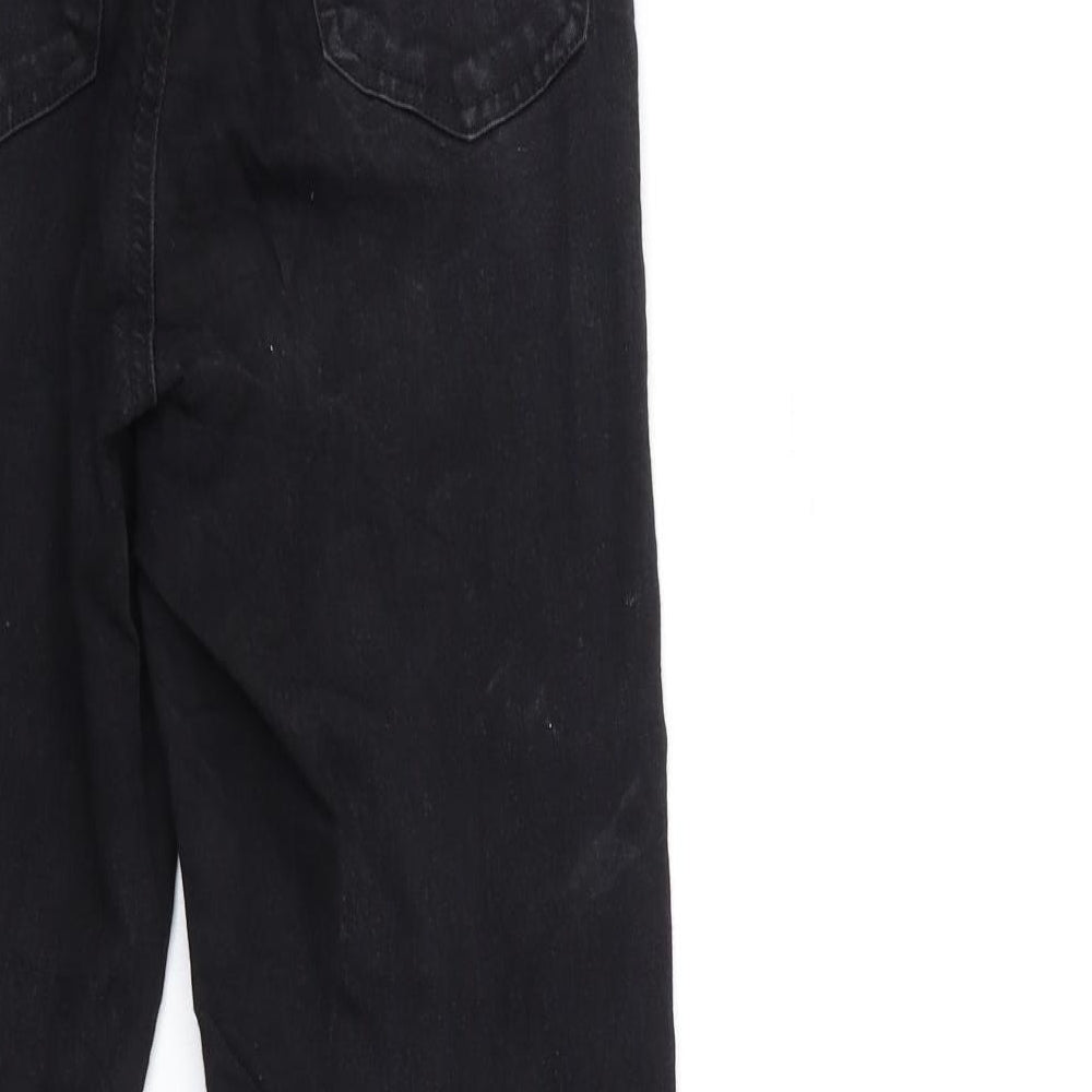 F&F Womens Black  Denim Skinny Jeans Size 6 L28 in