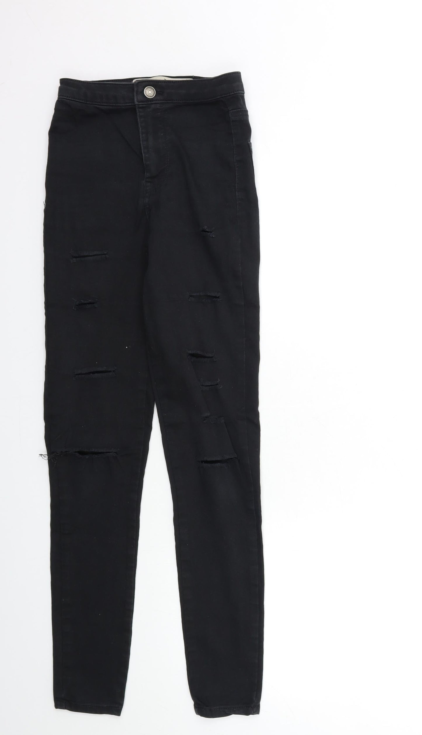 Denim & Co. Womens Black  Denim Skinny Jeans Size 4 L27 in