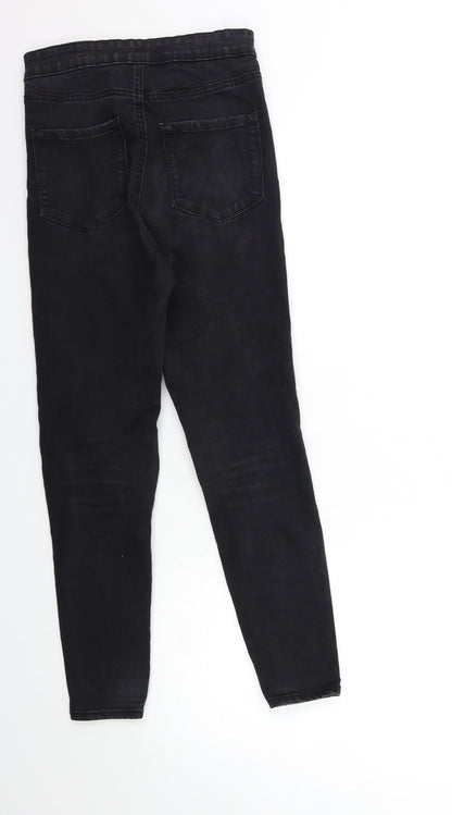 Denim & Co. Womens Black  Denim Skinny Jeans Size 10 L26 in