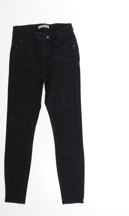 Denim & Co. Womens Black  Denim Skinny Jeans Size 10 L27 in