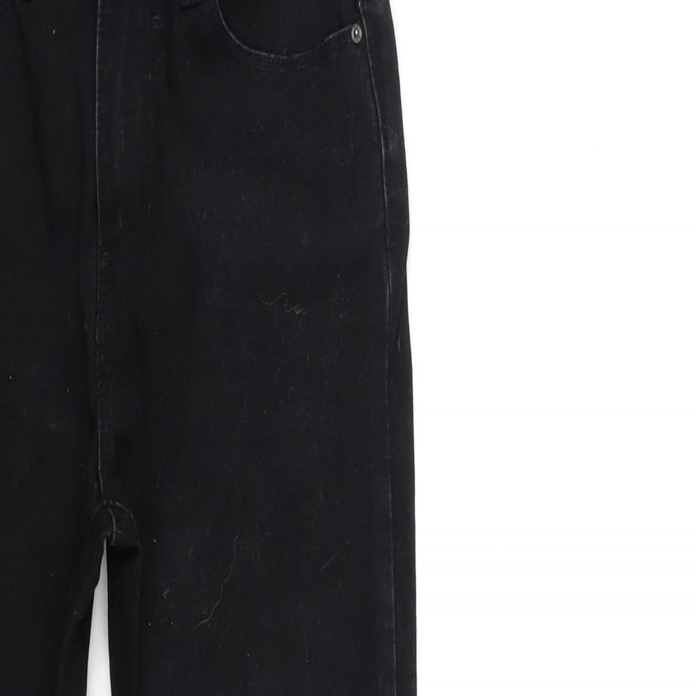 Denim & Co. Womens Black  Denim Skinny Jeans Size 10 L27 in