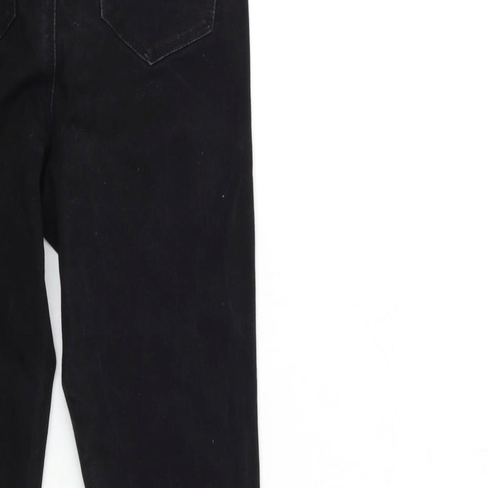 Denim & Co. Womens Black  Denim Skinny Jeans Size 10 L27 in