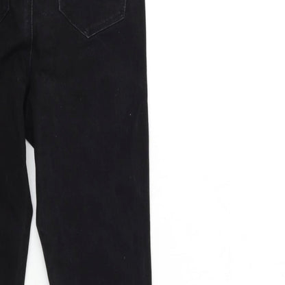 Denim & Co. Womens Black  Denim Skinny Jeans Size 10 L27 in