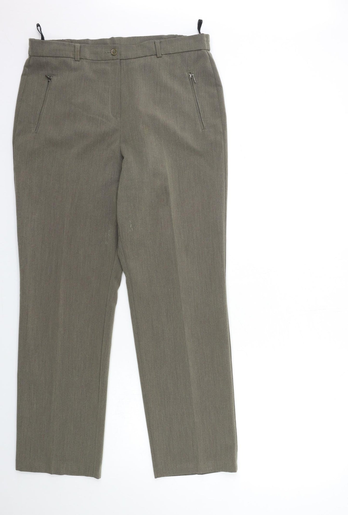 Womens UK Size 14 Marks and Spencer Regular Fit Tapered Grey Jeans