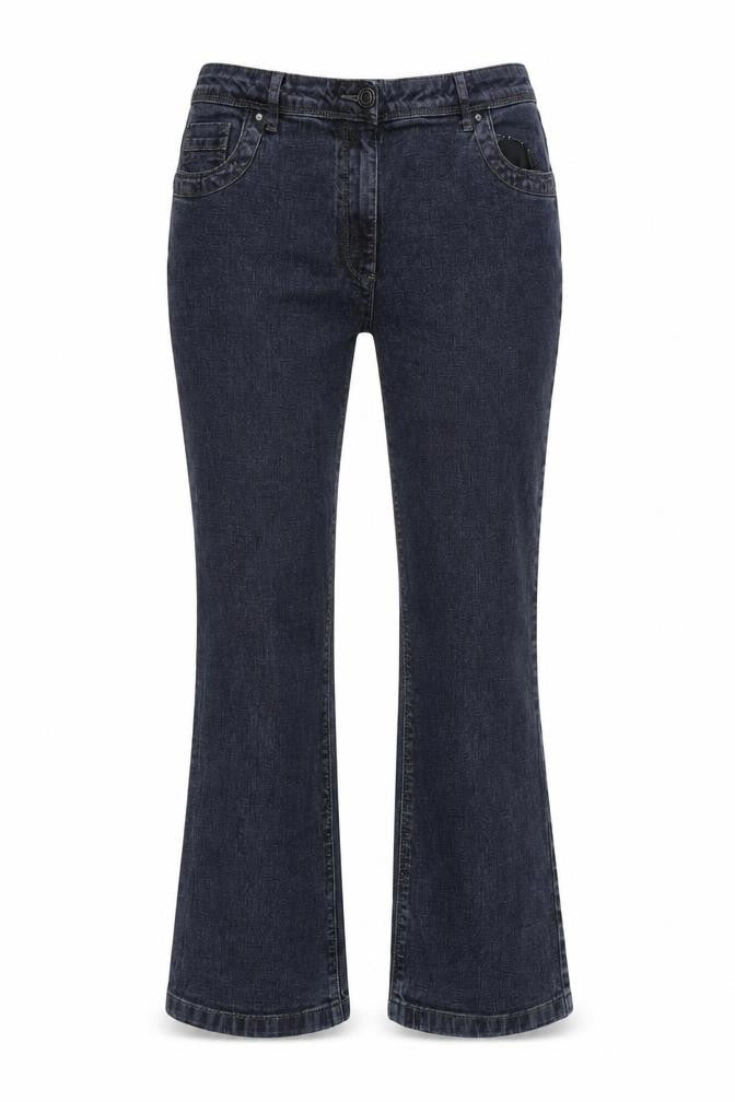 Womens UK Size 10 Preworn Regular Fit Bootcut Blue Jeans