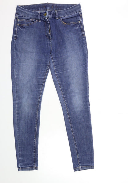 Womens UK Size 30 in Preworn Regular Fit Skinny Blue Jeans