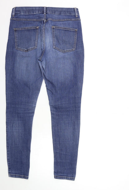 Womens UK Size 30 in Preworn Regular Fit Skinny Blue Jeans