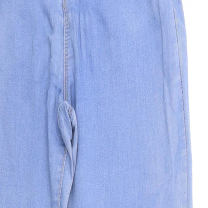 Denim & Co. Womens Blue  Denim Skinny Jeans Size 10 L28 in