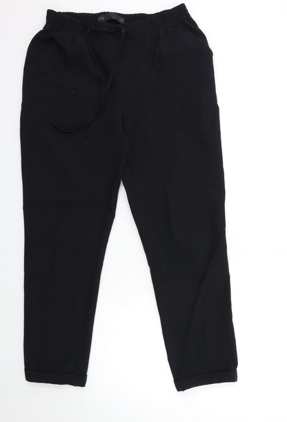 NEXT Womens Black  Rayon Straight Jeans Size 12 L27 in