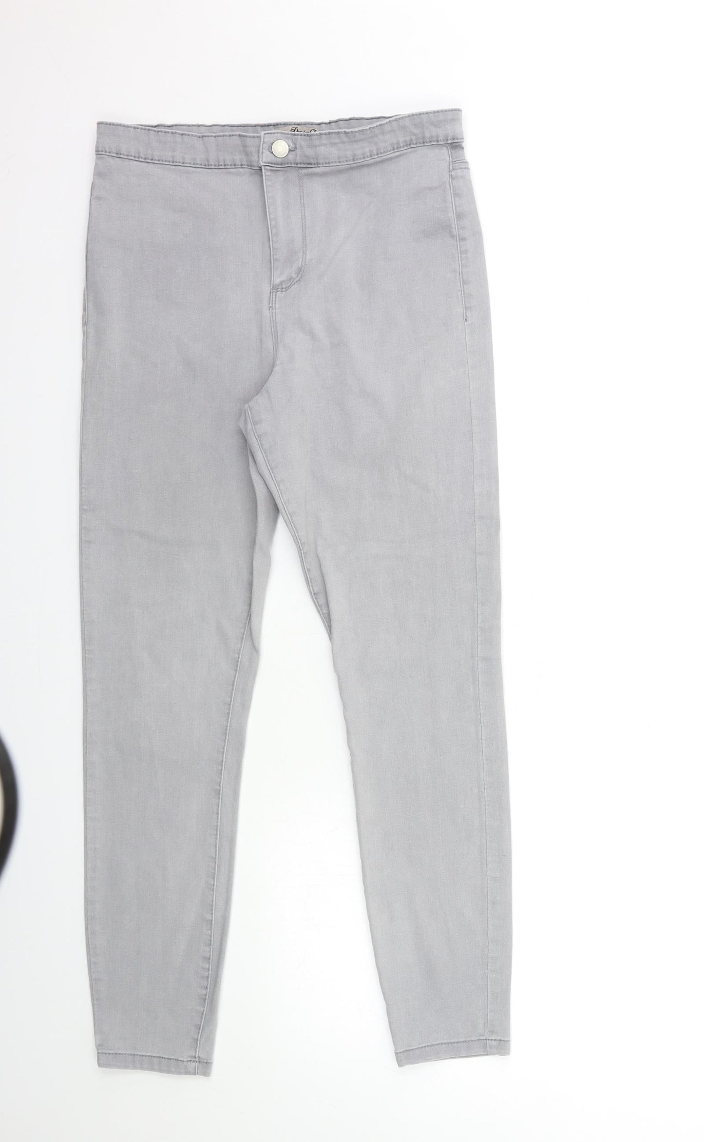 Womens UK Size 10 Denim & Co.   Grey Leggings
