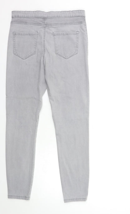 Womens UK Size 10 Denim & Co.   Grey Leggings