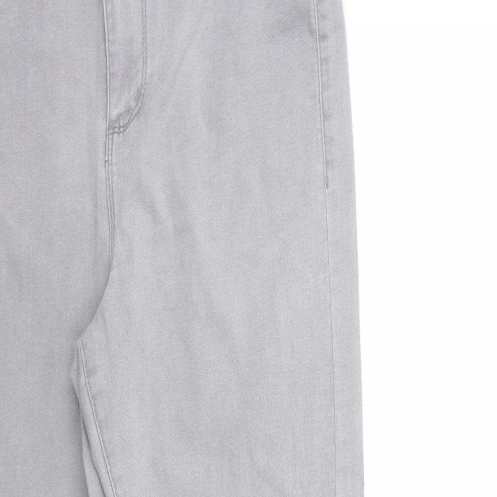Womens UK Size 10 Denim & Co.   Grey Leggings