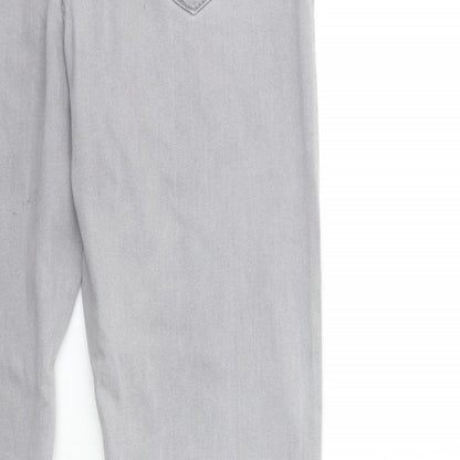 Womens UK Size 10 Denim & Co.   Grey Leggings