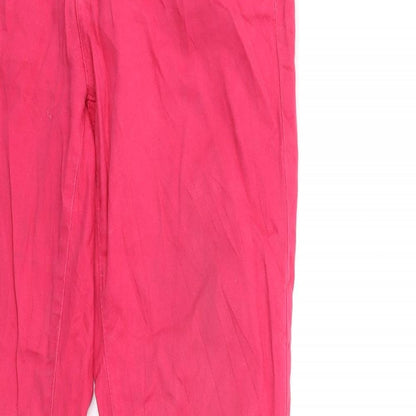 Womens UK Size 10 Camieu Regular Fit Skinny Pink Jeans