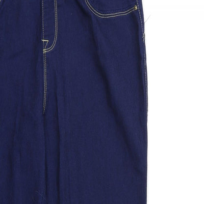 Denim & Co. Womens Blue  Denim Skinny Jeans Size 14 L27 in