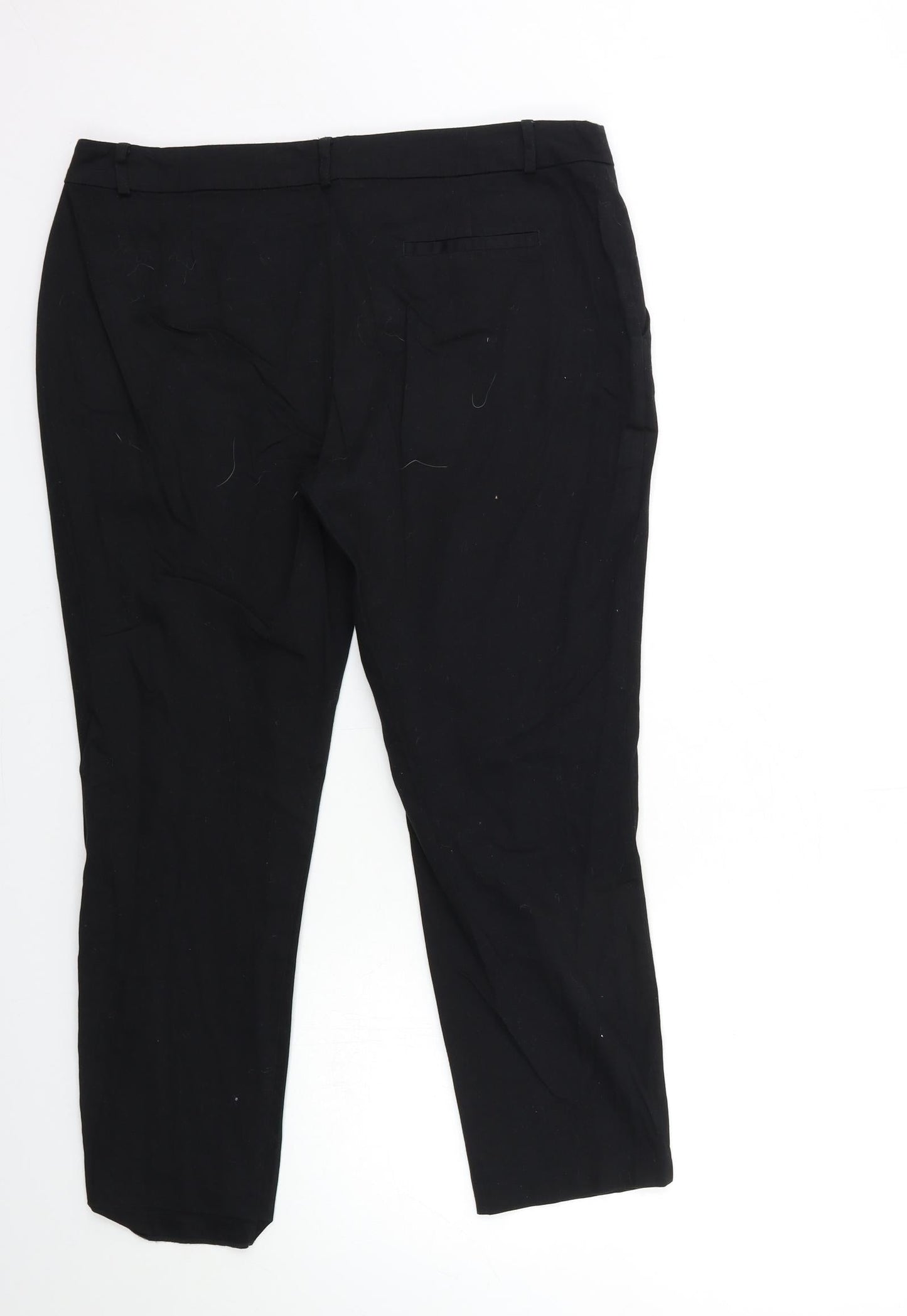 Womens UK Size 14 Dorothy Perkins Regular Fit  Black Trousers