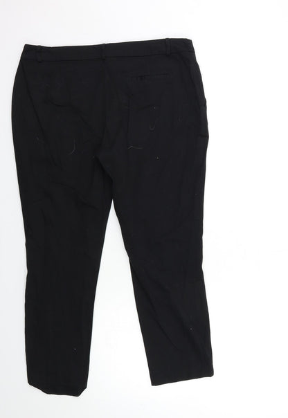 Womens UK Size 14 Dorothy Perkins Regular Fit  Black Trousers