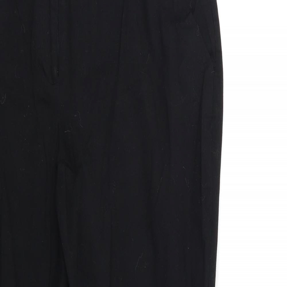 Womens UK Size 14 Dorothy Perkins Regular Fit  Black Trousers