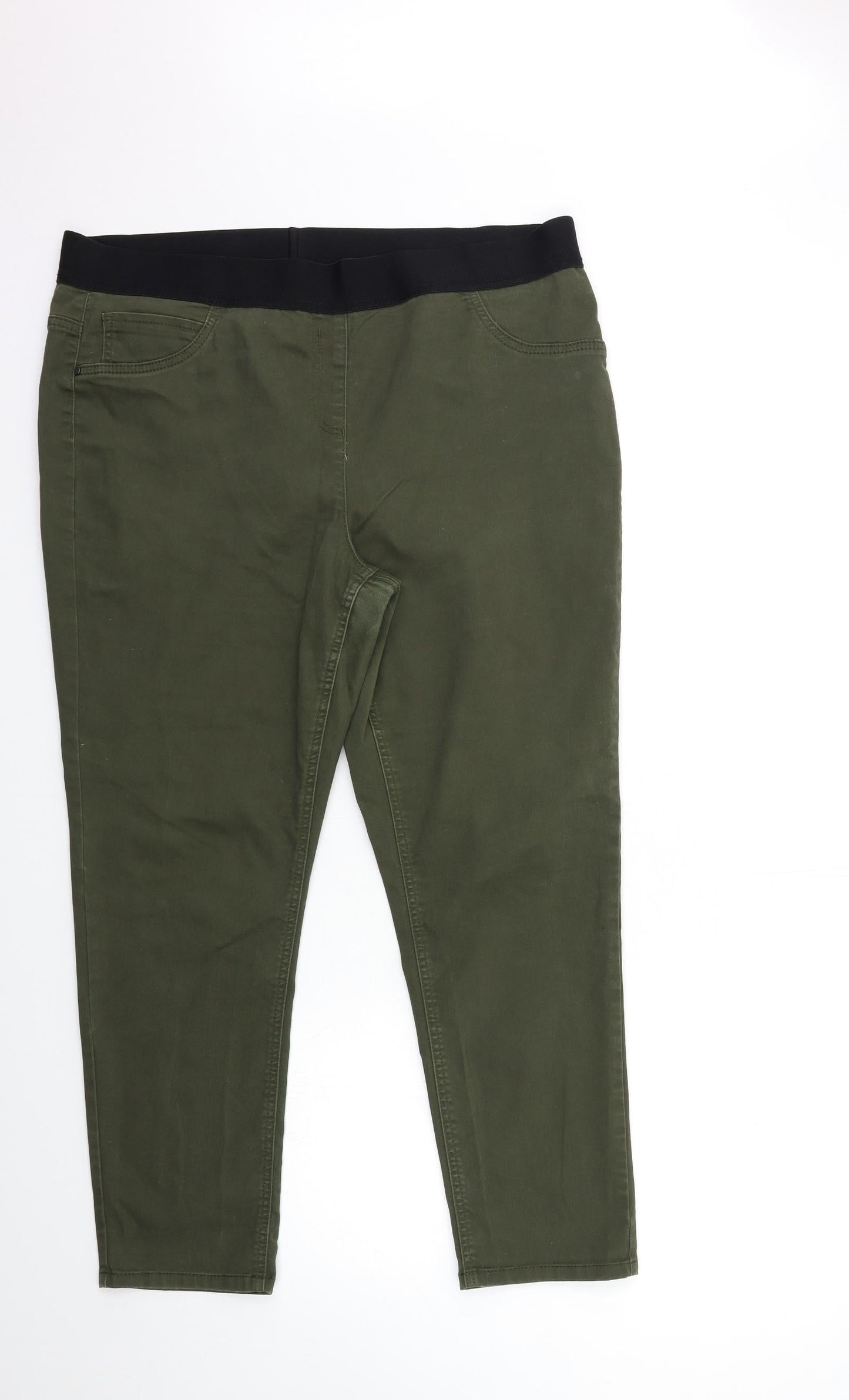 Womens UK Size 36 in Preworn Regular Fit Jegging Green Jeans