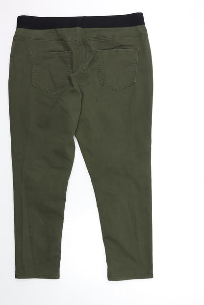 Womens UK Size 36 in Preworn Regular Fit Jegging Green Jeans