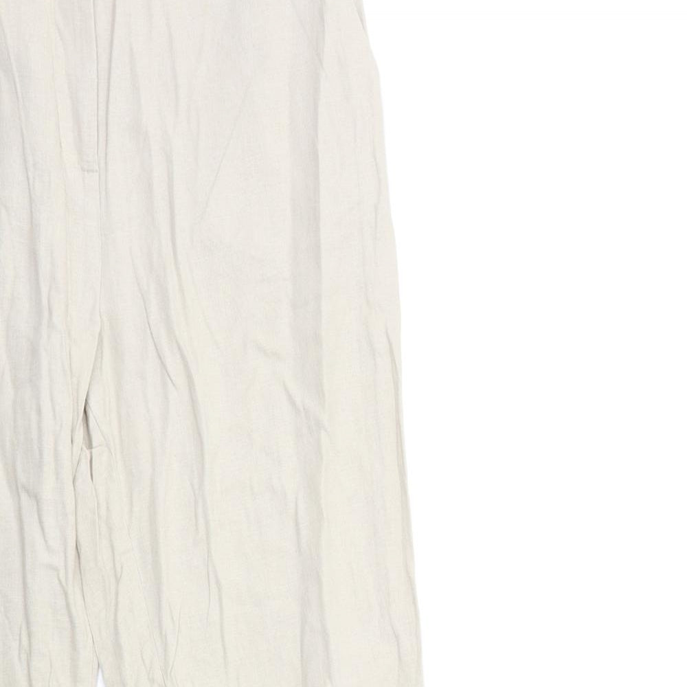 Womens UK Size 30 in Marks and Spencer Regular Fit  Beige Trousers