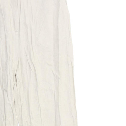 Womens UK Size 30 in Marks and Spencer Regular Fit  Beige Trousers