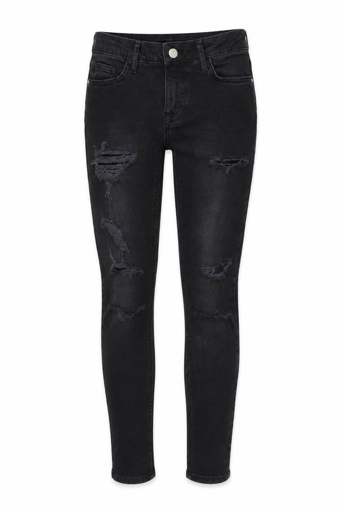 Womens UK Size 6 Denim & Co. Regular Fit Skinny Black Jeans