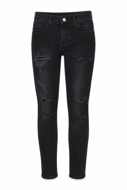 Womens UK Size 6 Denim & Co. Regular Fit Skinny Black Jeans
