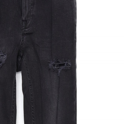 Denim & Co. Womens Black  Denim Skinny Jeans Size 6 L29 in