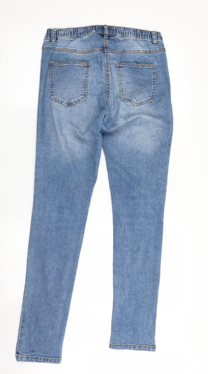 Womens UK Size 8 up fashion Regular Fit Skinny Blue Jeans