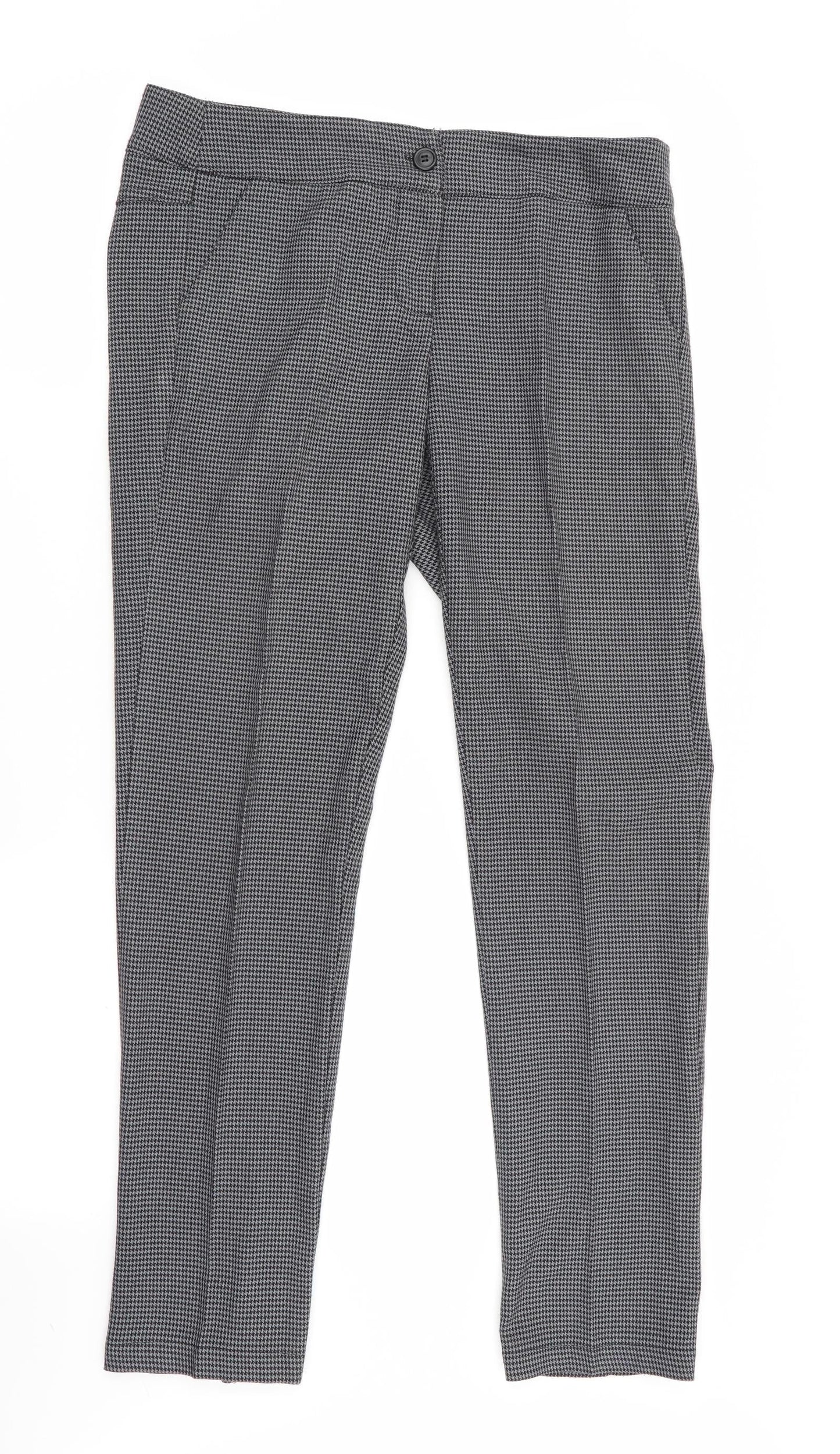 Only Womens Multicoloured Herringbone  Trousers  Size 30 in L30 in