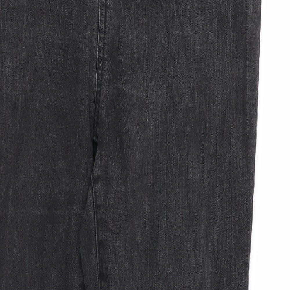 Womens UK Size 10 Warehouse Regular Fit Skinny Black Jeans