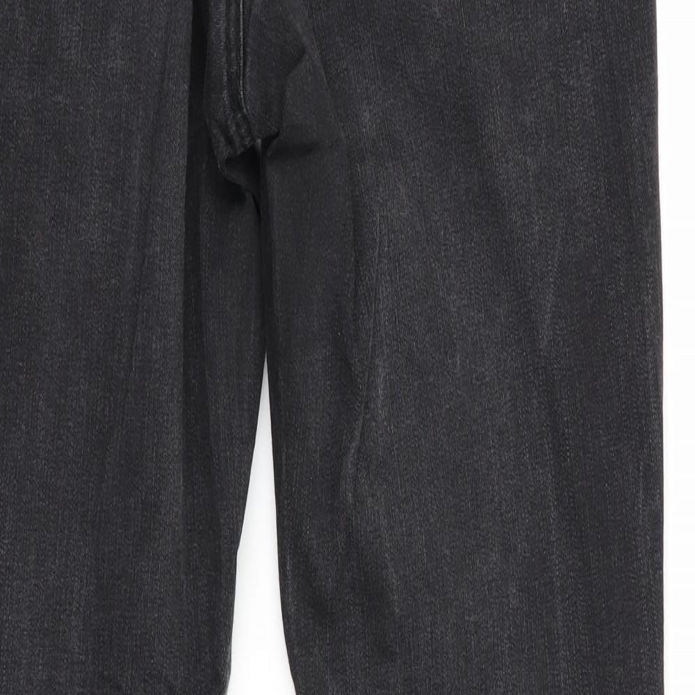 Womens UK Size 10 Warehouse Regular Fit Skinny Black Jeans