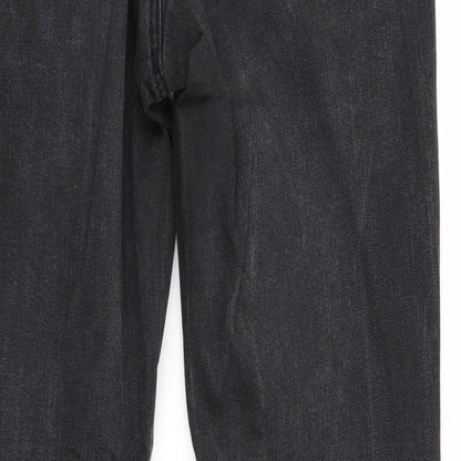 Womens UK Size 10 Warehouse Regular Fit Skinny Black Jeans