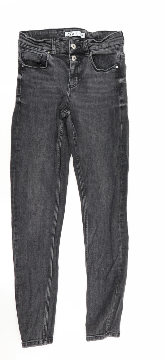 Zara Womens Grey   Skinny Jeans Size 6 L28 in