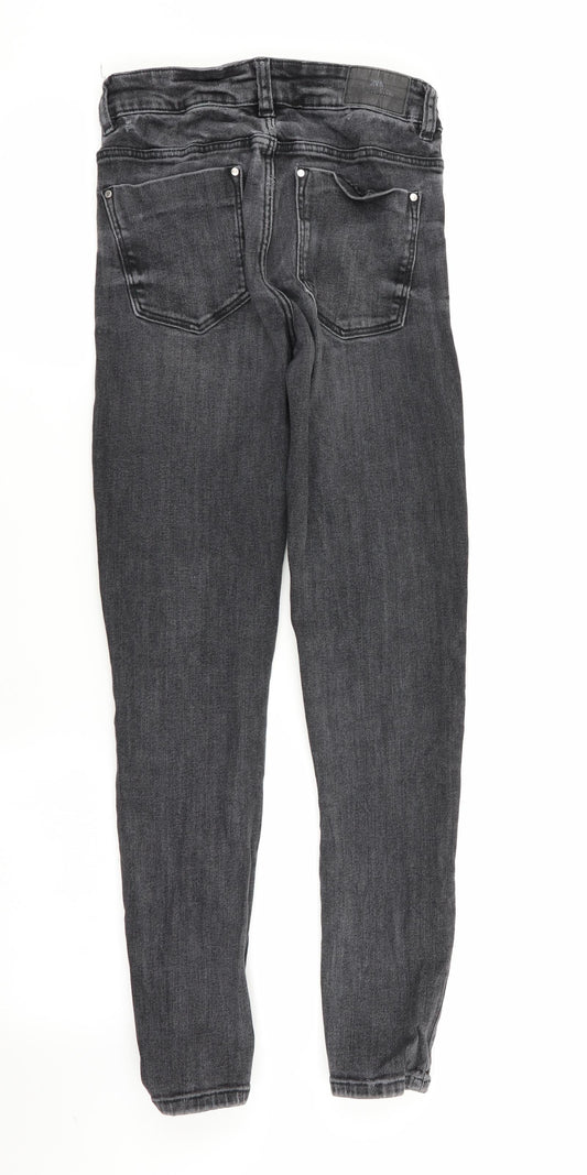 Zara Womens Grey   Skinny Jeans Size 6 L28 in
